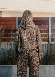 Bowie | Hoodie Met Luipaardprint