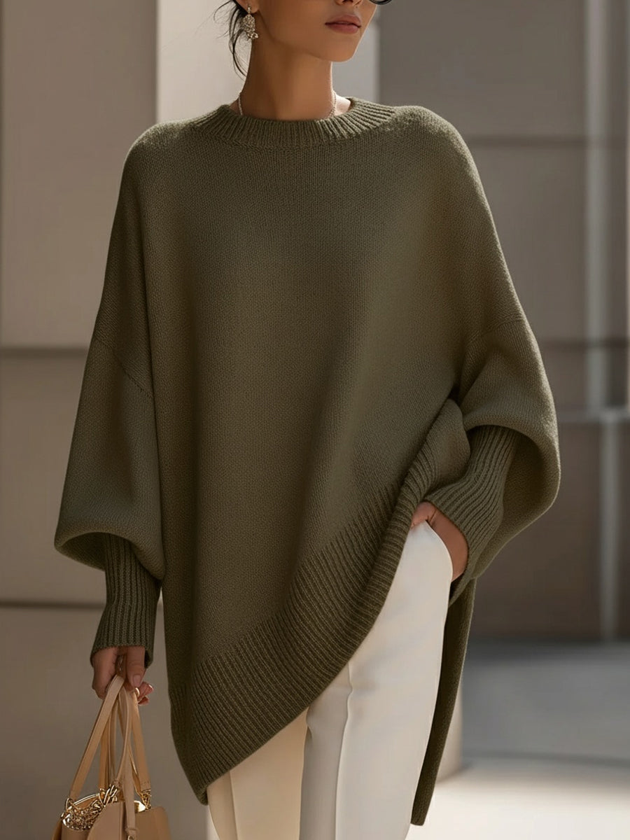 Emma | Verfijnde Gemengde Wol Sweater