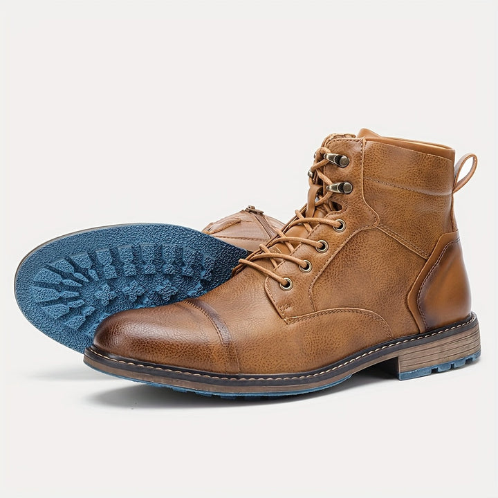 Rupert | Verfijnde Cap-Toe Enkellaarzen