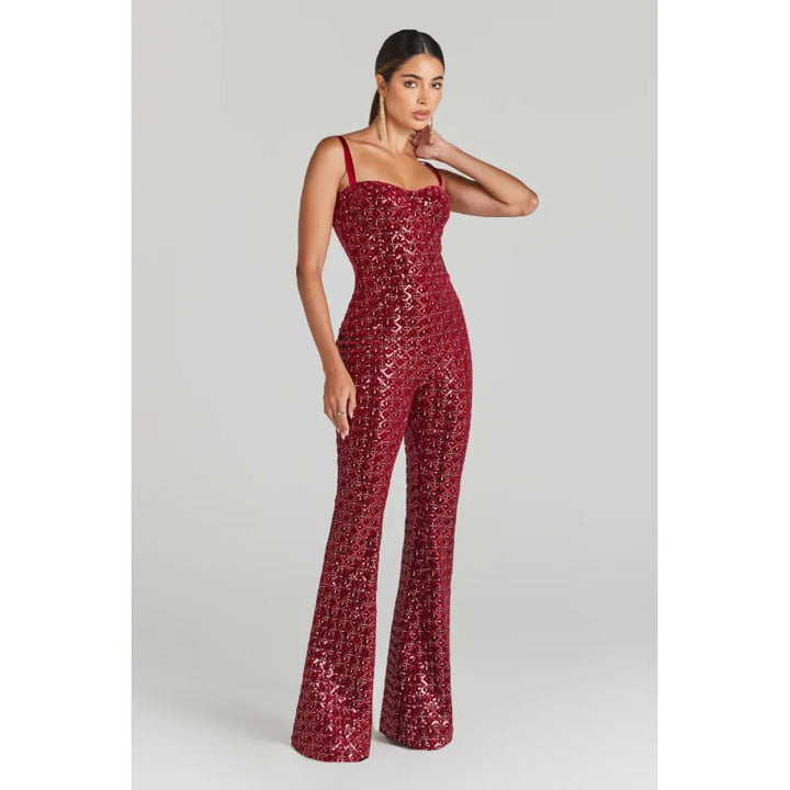 Trinity | Dames Jumpsuit met Spaghettibandjes en Wijde Pijpen