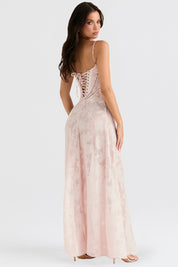 Charline | Geborduurde Elegante Maxi Jurk