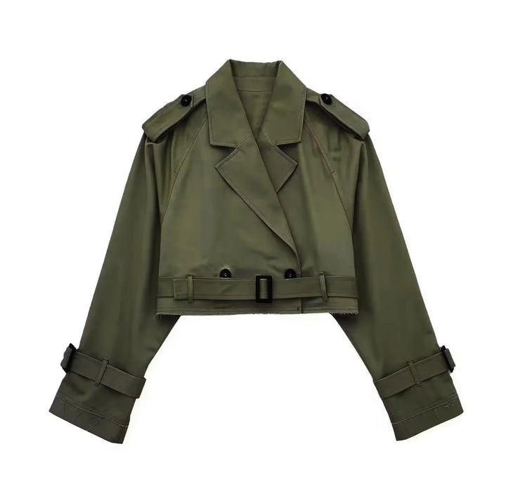 Angie | Dames trenchcoat met ceintuur knoopsluiting