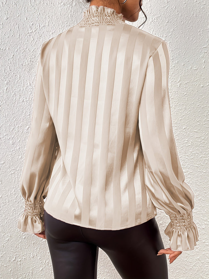 Elodie | Dames Blouse met Strik Kraag