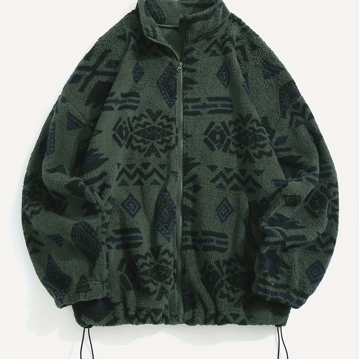 Carmen | Geprinte Zip-Up Jas