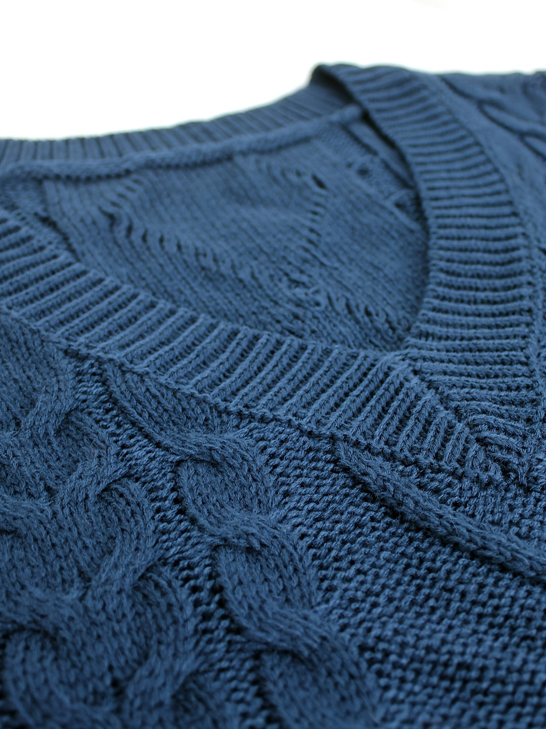 Cora | Cozy Cable-Knit V-Hals Sweater Vest