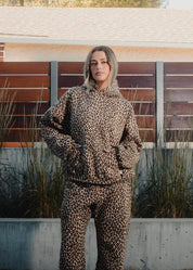 Bowie | Hoodie Met Luipaardprint