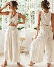 Mariola | Comfortabele Set Dames – Trendy Design met Strikken