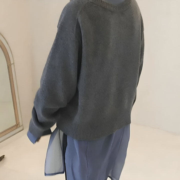 Remington | Dames Cardigan met Knoopsluiting Asymmetrisch