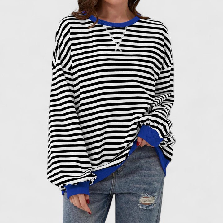 GRACE – OVERSIZED GESTREEPTE TRUI