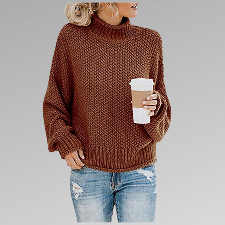 Dames Chunky Kabelgebreide Coltrui
