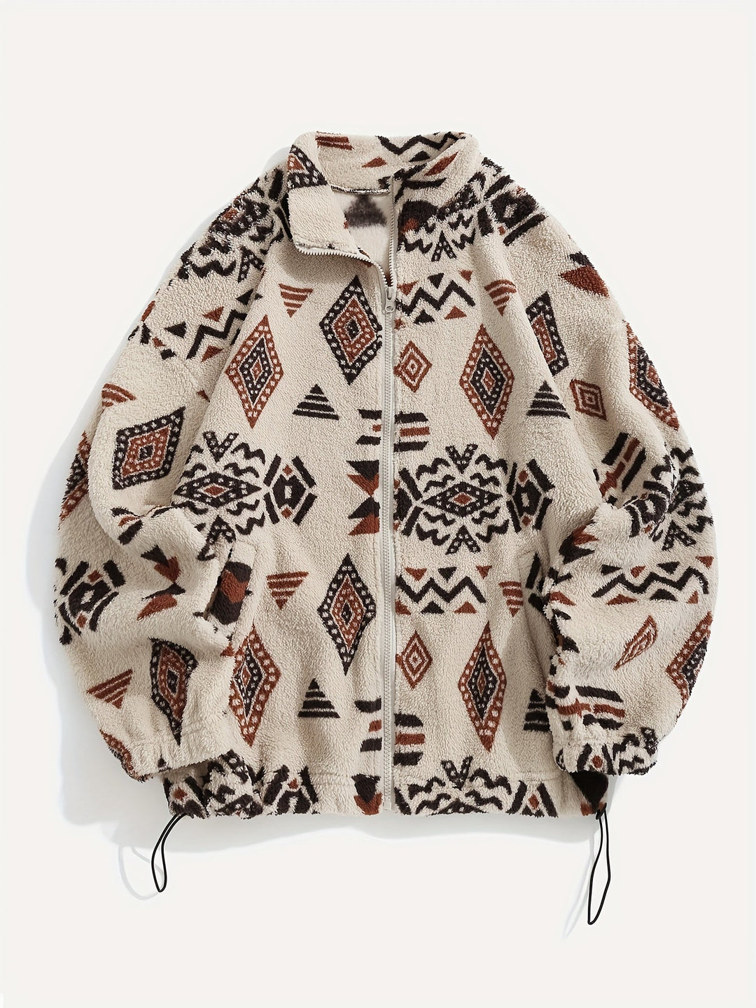 Carmen | Geprinte Zip-Up Jas