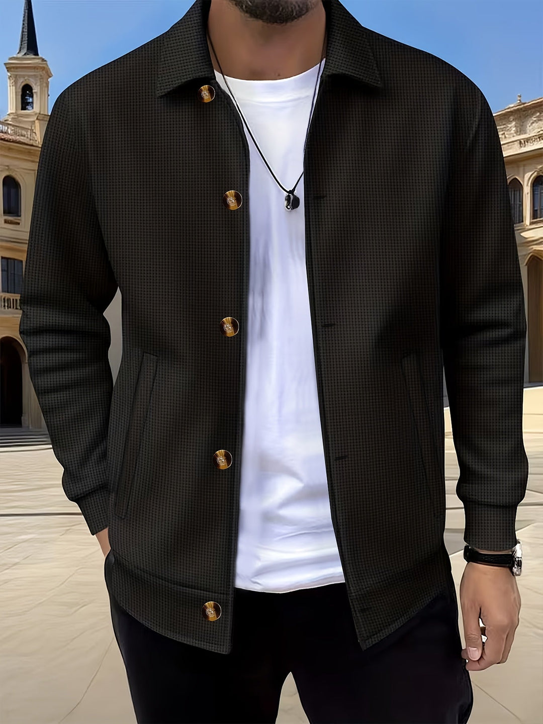 Foster | Textured Button-Up Jast