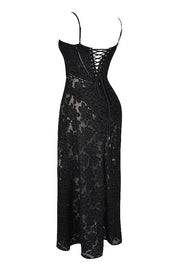 Charline | Geborduurde Elegante Maxi Jurk