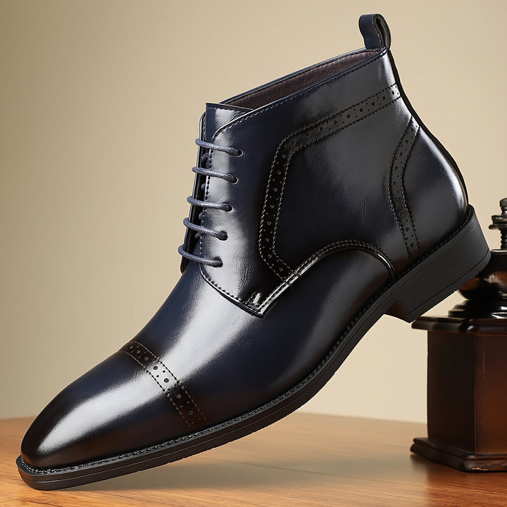 Everly | Verfijnde Cap-Toe Enkellaarsjes