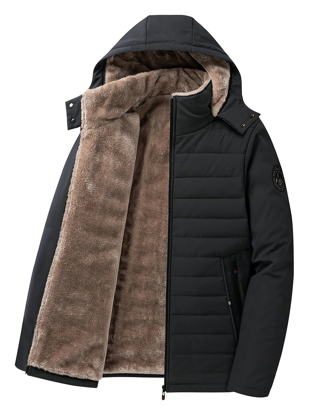 Rhys | Gevoerde Hooded Jas