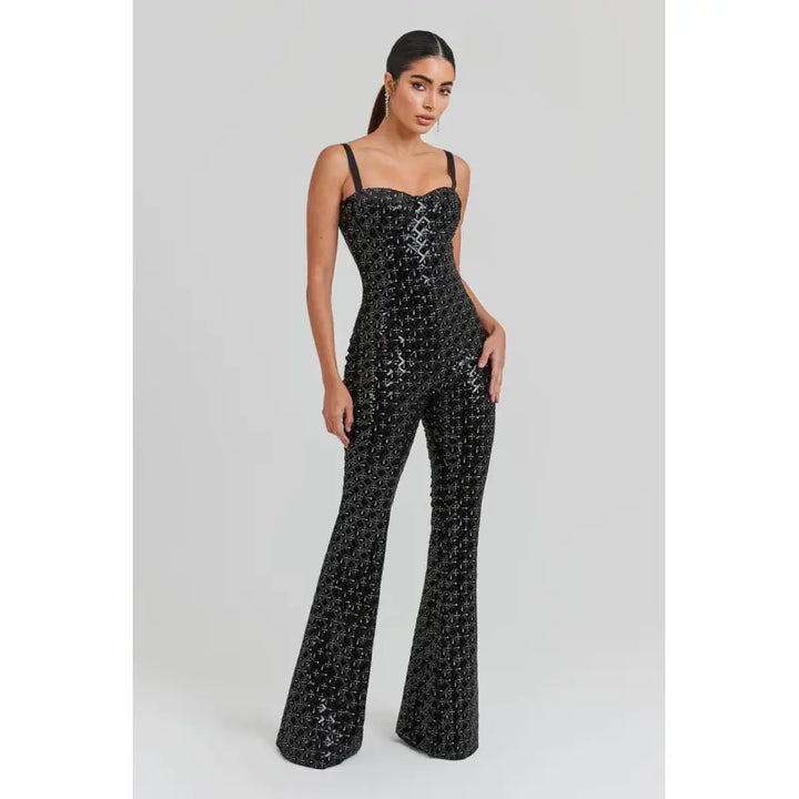 Trinity | Dames Jumpsuit met Spaghettibandjes en Wijde Pijpen
