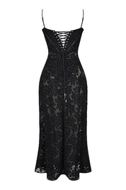 Charline | Geborduurde Elegante Maxi Jurk