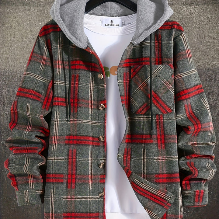 Hollis | Kerst Ruitjes Hoodie Jast