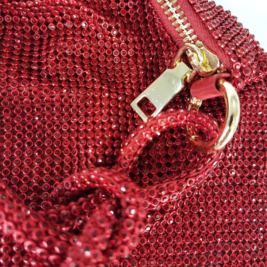 Ana | Dames handtas met ketting en glanzende afwerking