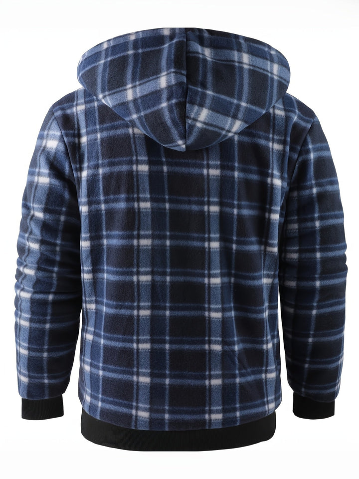 Declan | Gezellige Hooded Zip-Up Jast
