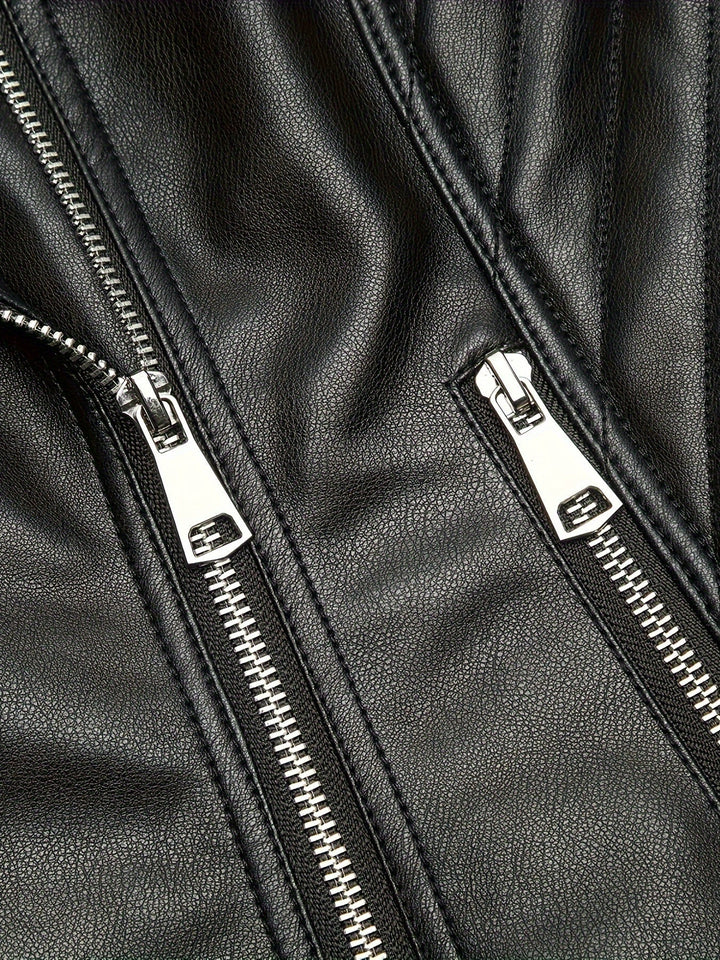 Mabel | Gestructureerde Zip-Front Moto Jast