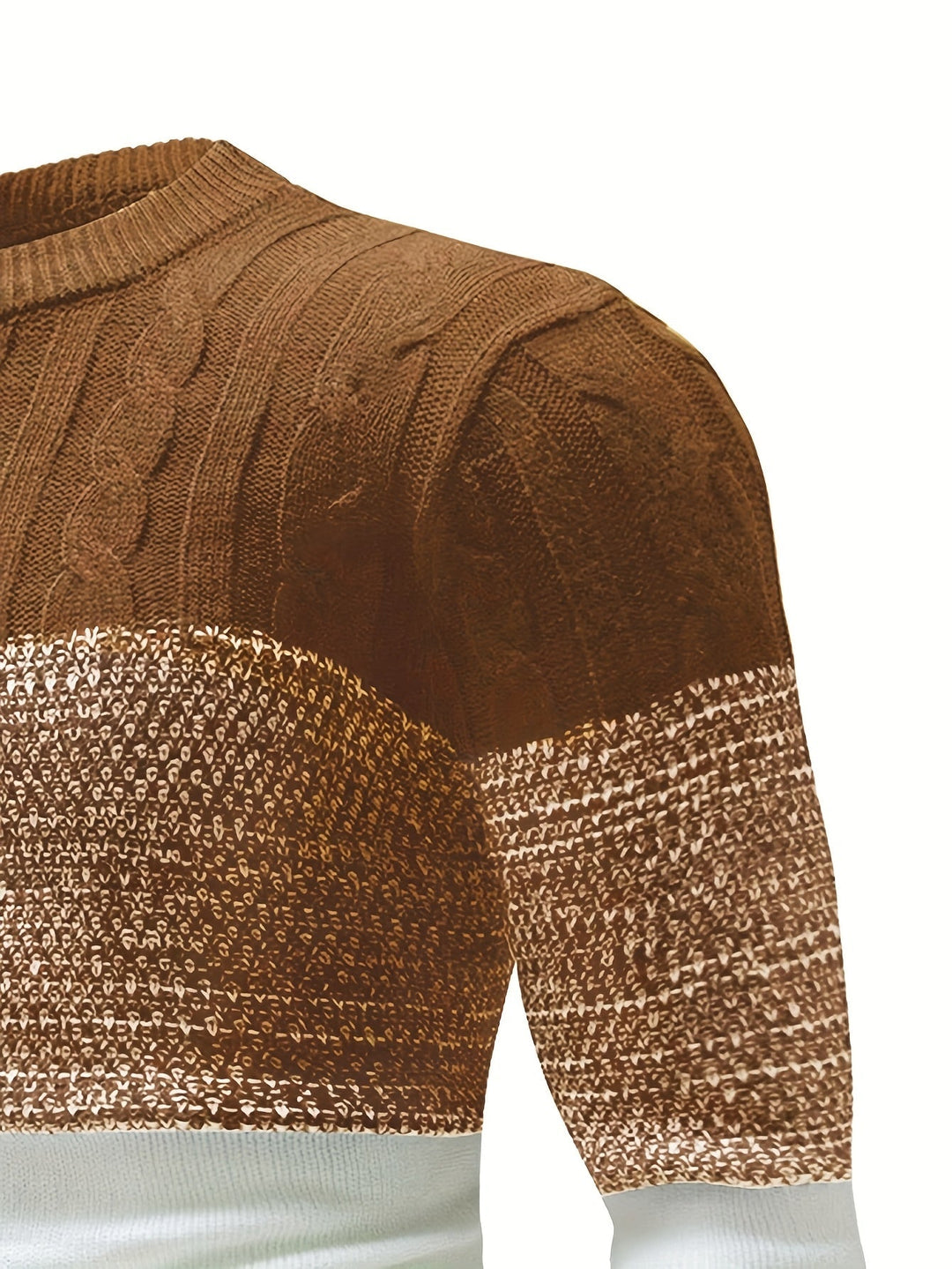 Graham | Kleurblok Crew Neck Trui
