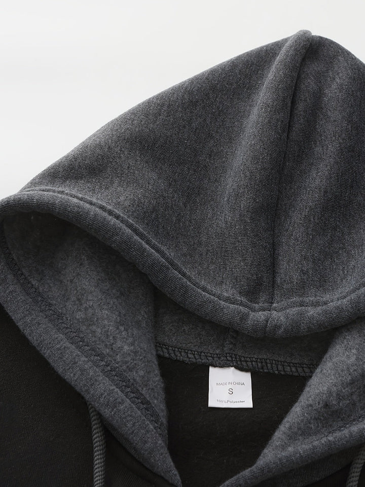 Cedric | Color Block Zip-Up Hoodie