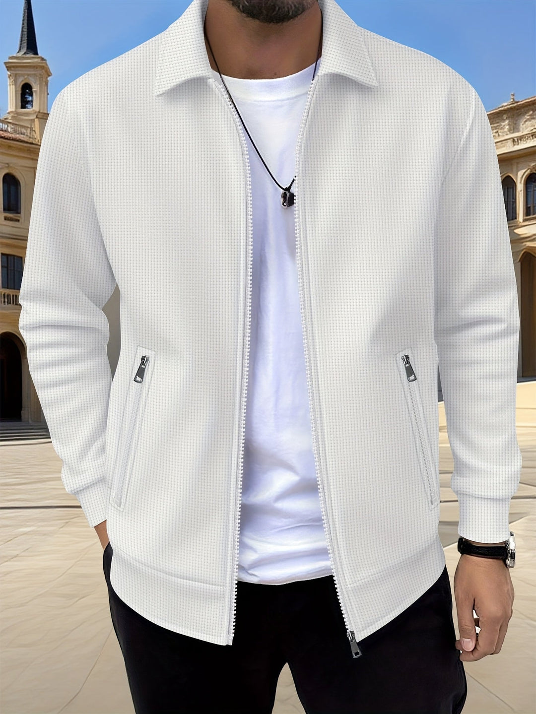 Cameron | Textured Zip Jast