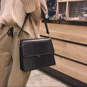 Diek | Maxi Croc Schoudertas - Crossbody