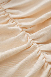 Amara |  Asymmetrisch Midi Jurk Dames met Verfijnde Ruches
