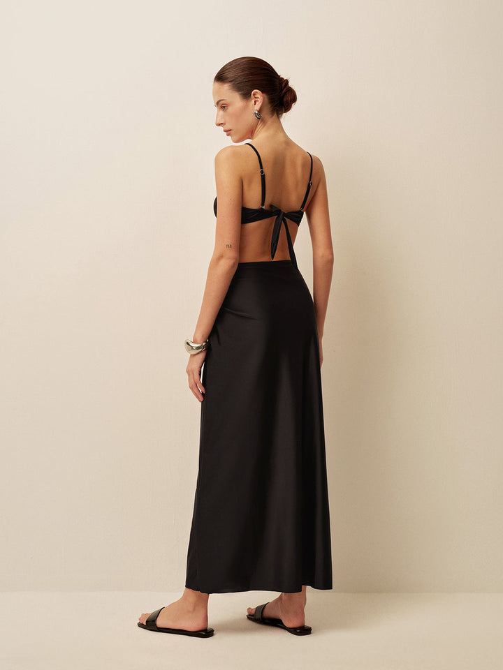Zuri | Dames bikinibroekrok met overslag en gespdetail