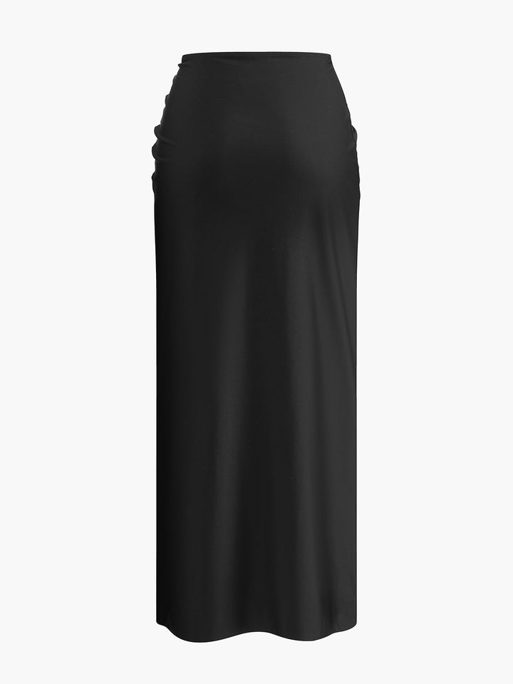 Zuri | Dames bikinibroekrok met overslag en gespdetail