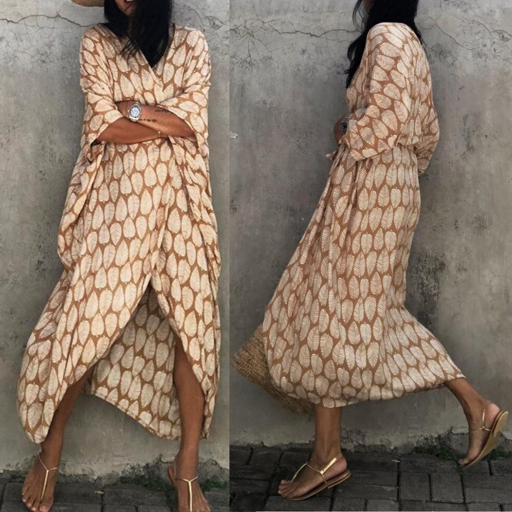 Briella | Dames kimono met open voorkant en print