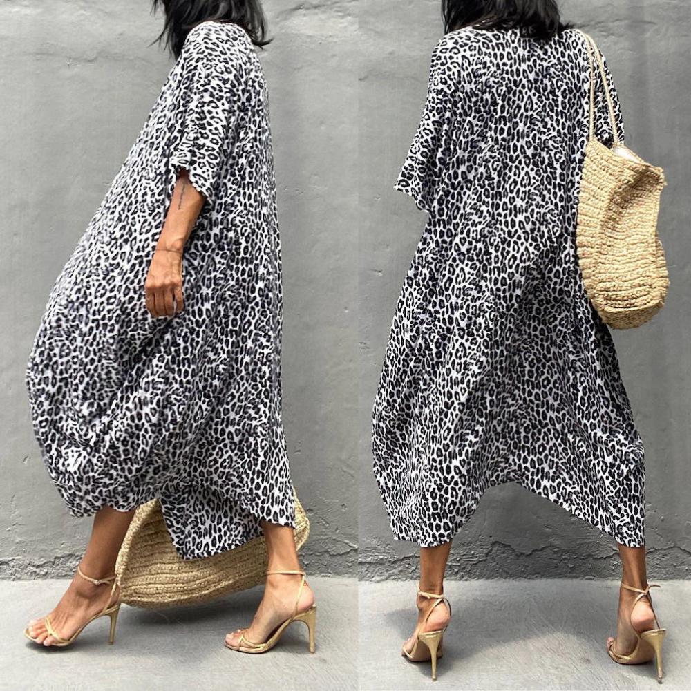 Briella | Dames kimono met open voorkant en print