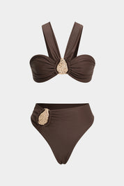Astra | Bikini set - Asymmetrisch met Metallic Accenten