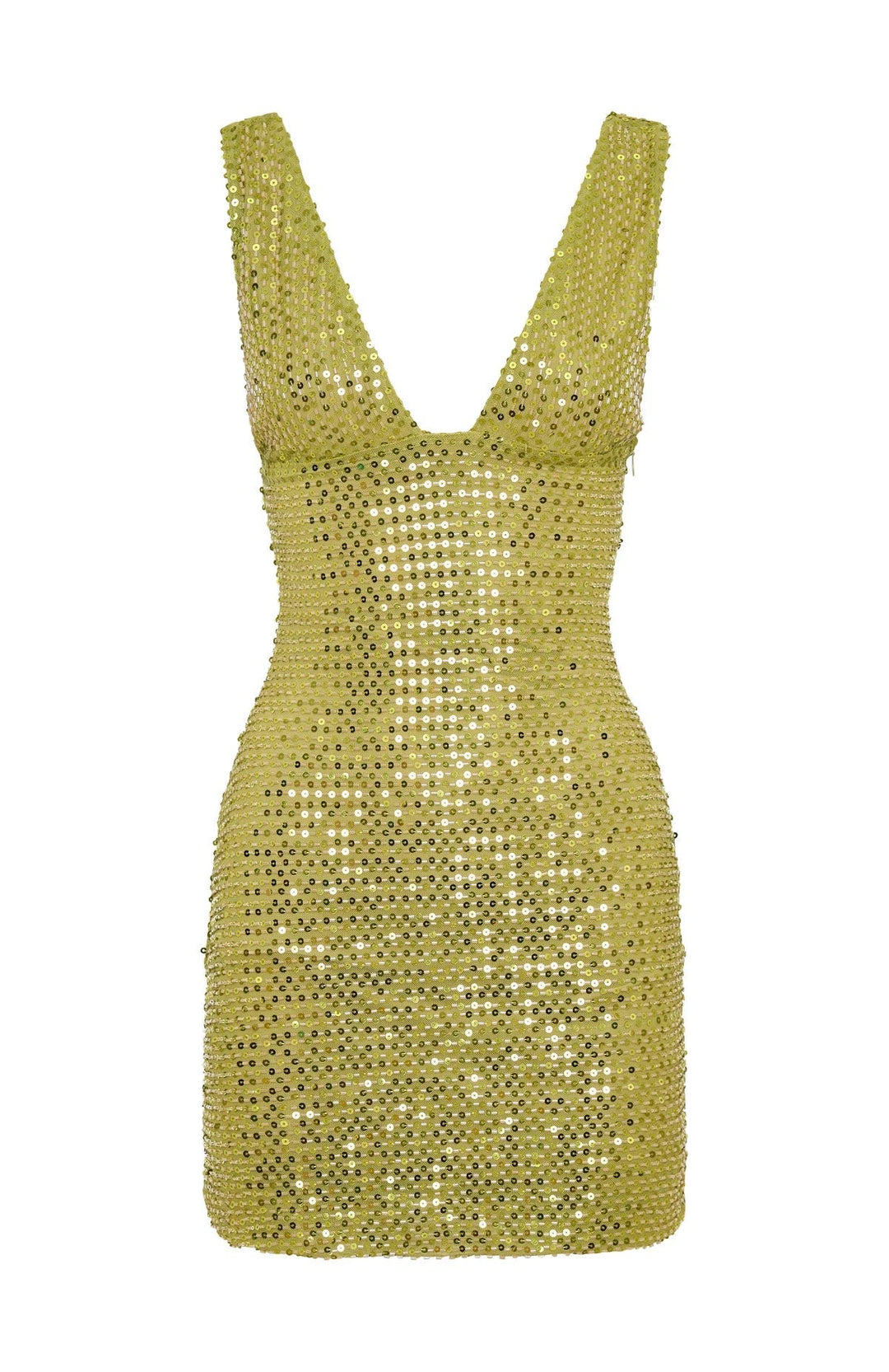 Paloma | Dames mini jurk met V-hals bodycon