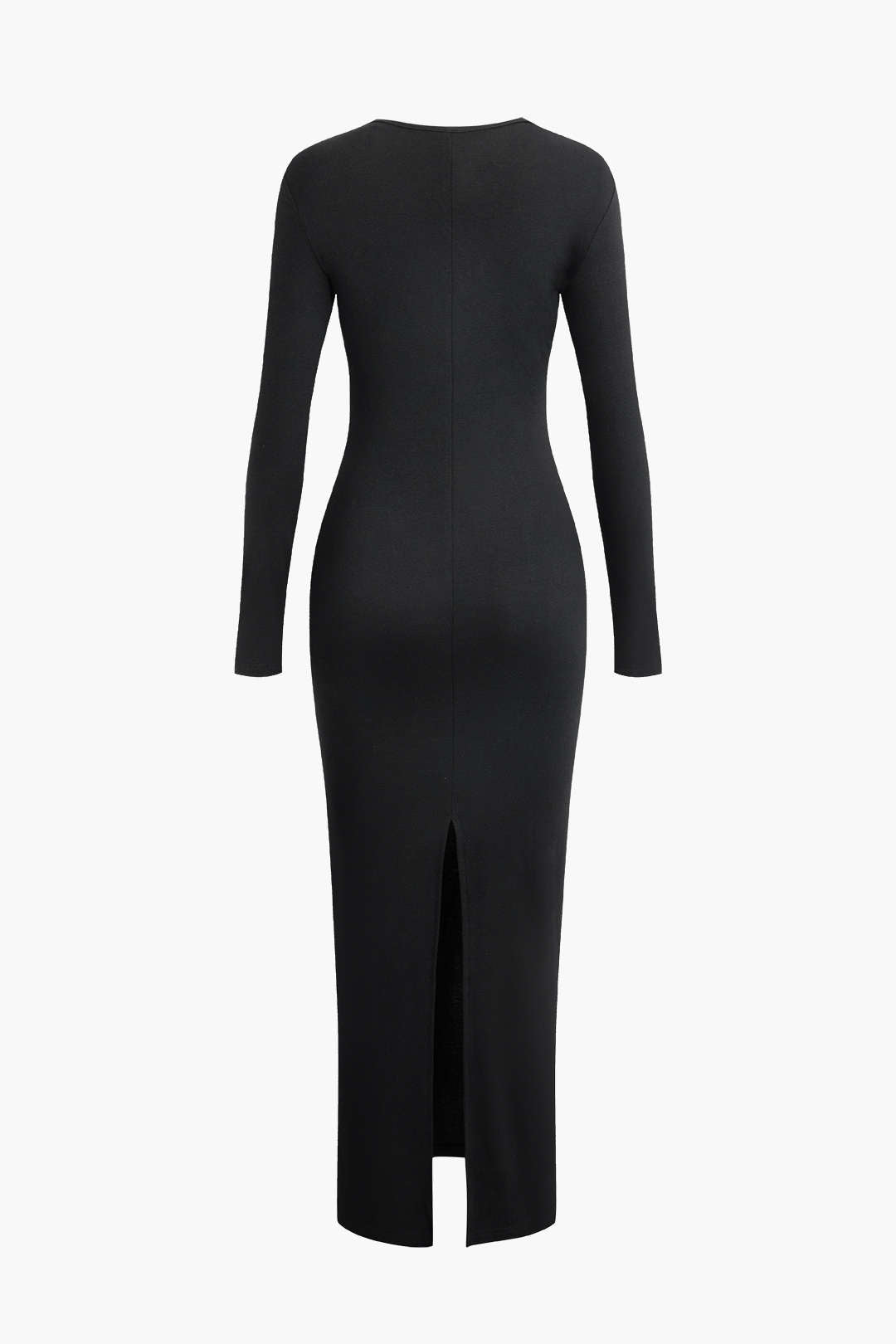 Jura | Lange Maxi Jurk Dames - Asymmetrisch Ontwerp met Halssplit