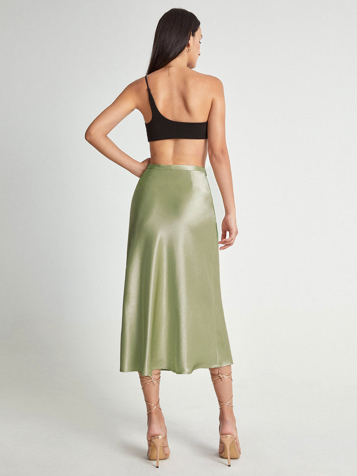 Sanne | Dames rok met hoge taille rechte snit