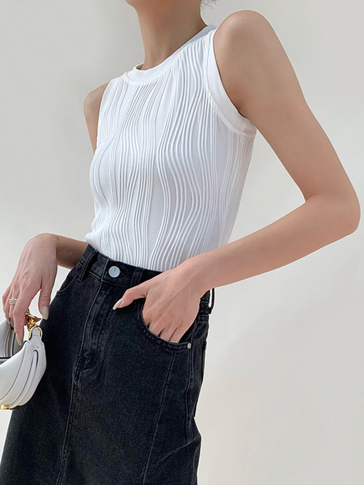 Promise | Dames top met ronde hals slim fit