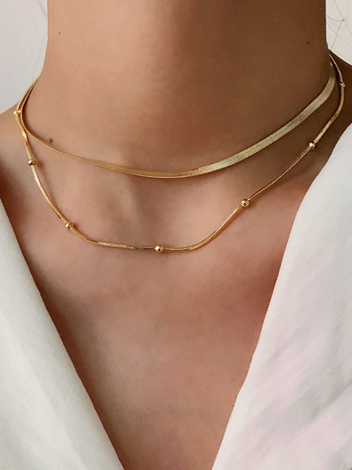 Avery | Dames Ketting met gelaagd en kralen