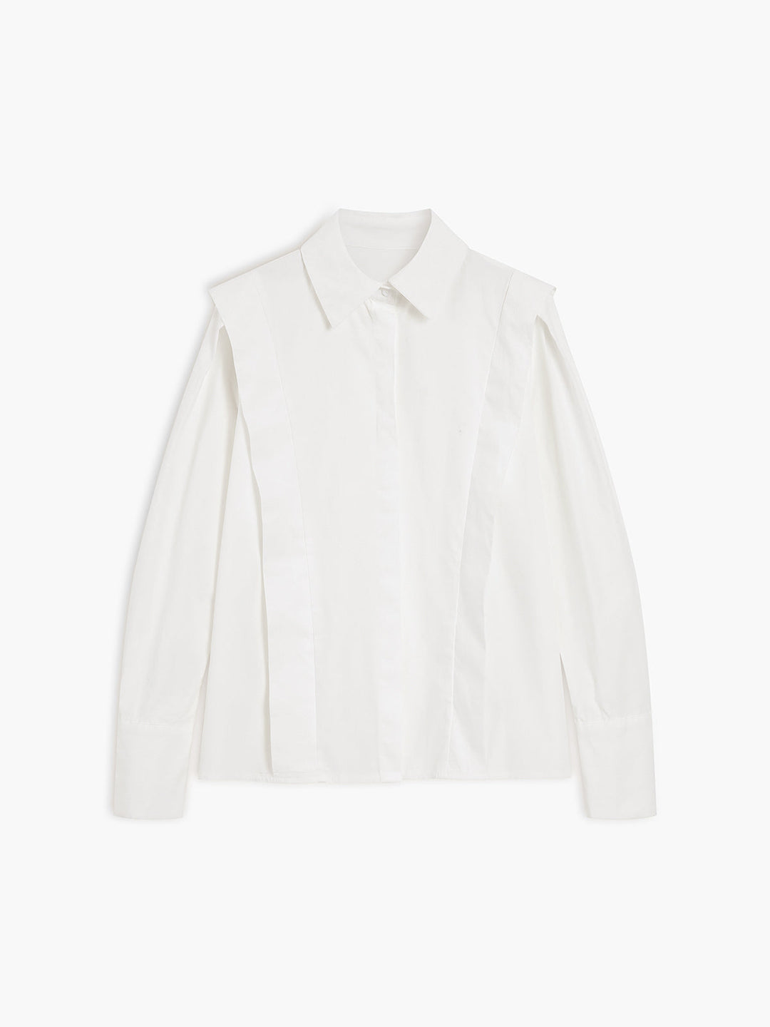 Esme | Damesblouse met pofmouwen en knoopsluiting