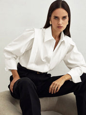 Eefje | Chique Blouse met Pofmouwen