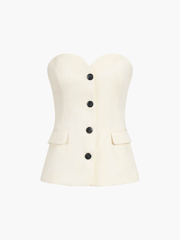 Ailanny | Dames set met strapless top broek