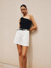 Luisa | Dames Katoen & Linnen Korte Broek - Casual Zomer Short