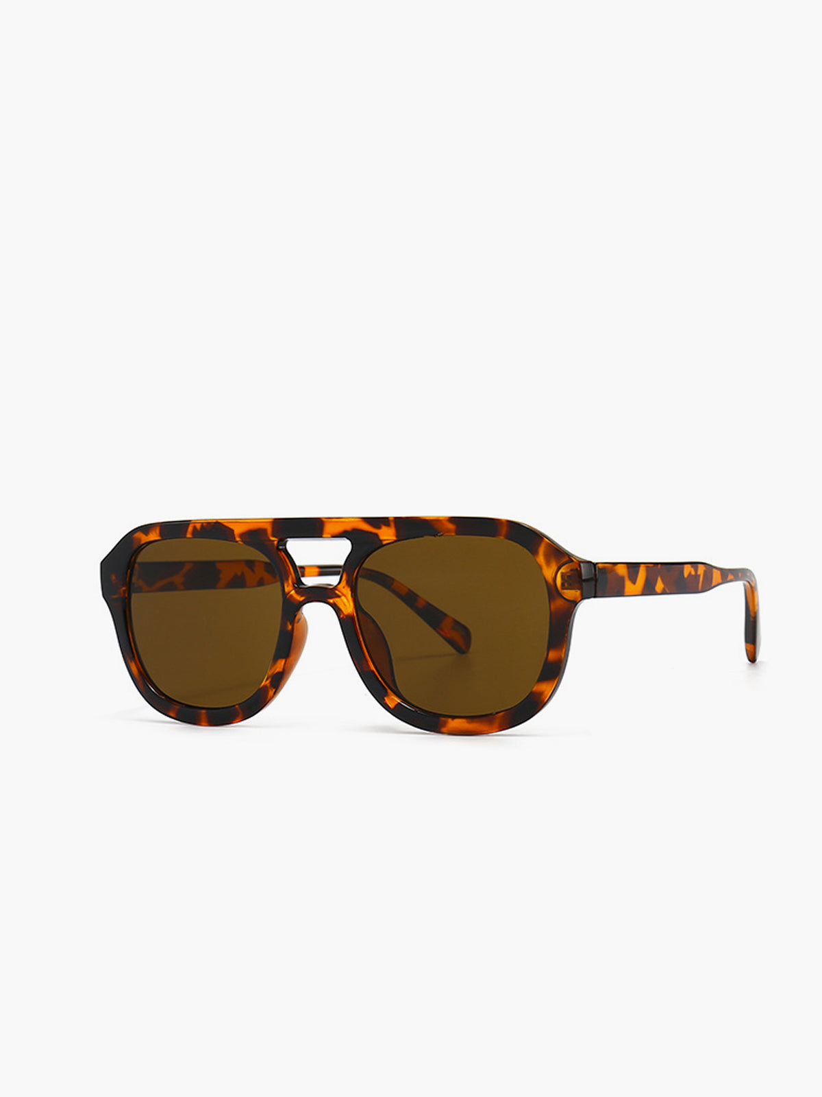 Dunyara | Trendy  Leopard Print Zonnebril