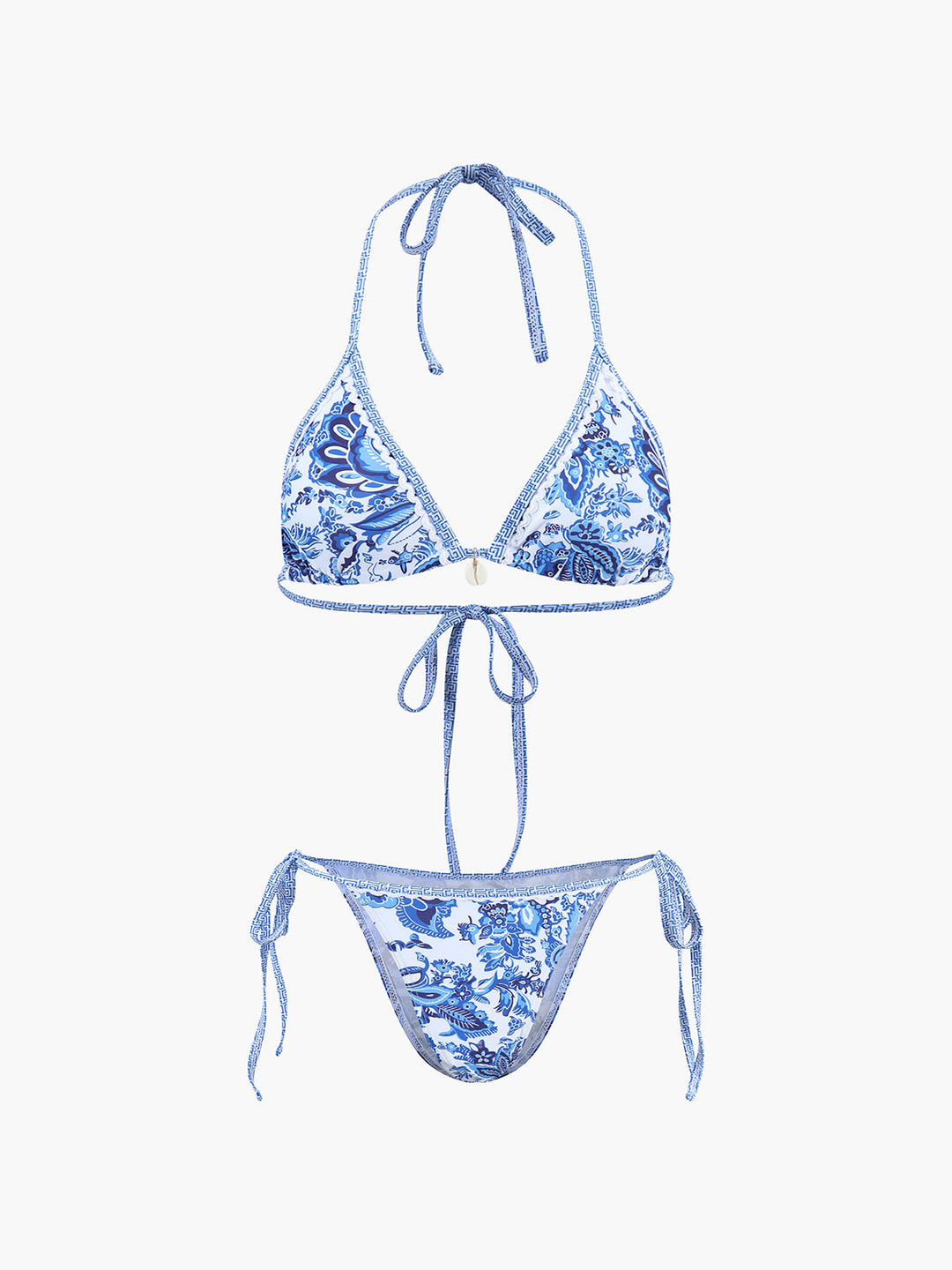 Carmen | Dames bikini met halterband en strikkoorden