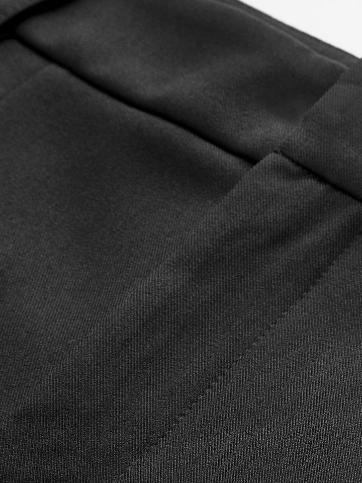Jip | Dames Shorts met Hoge Taille Plooien Riemlussen