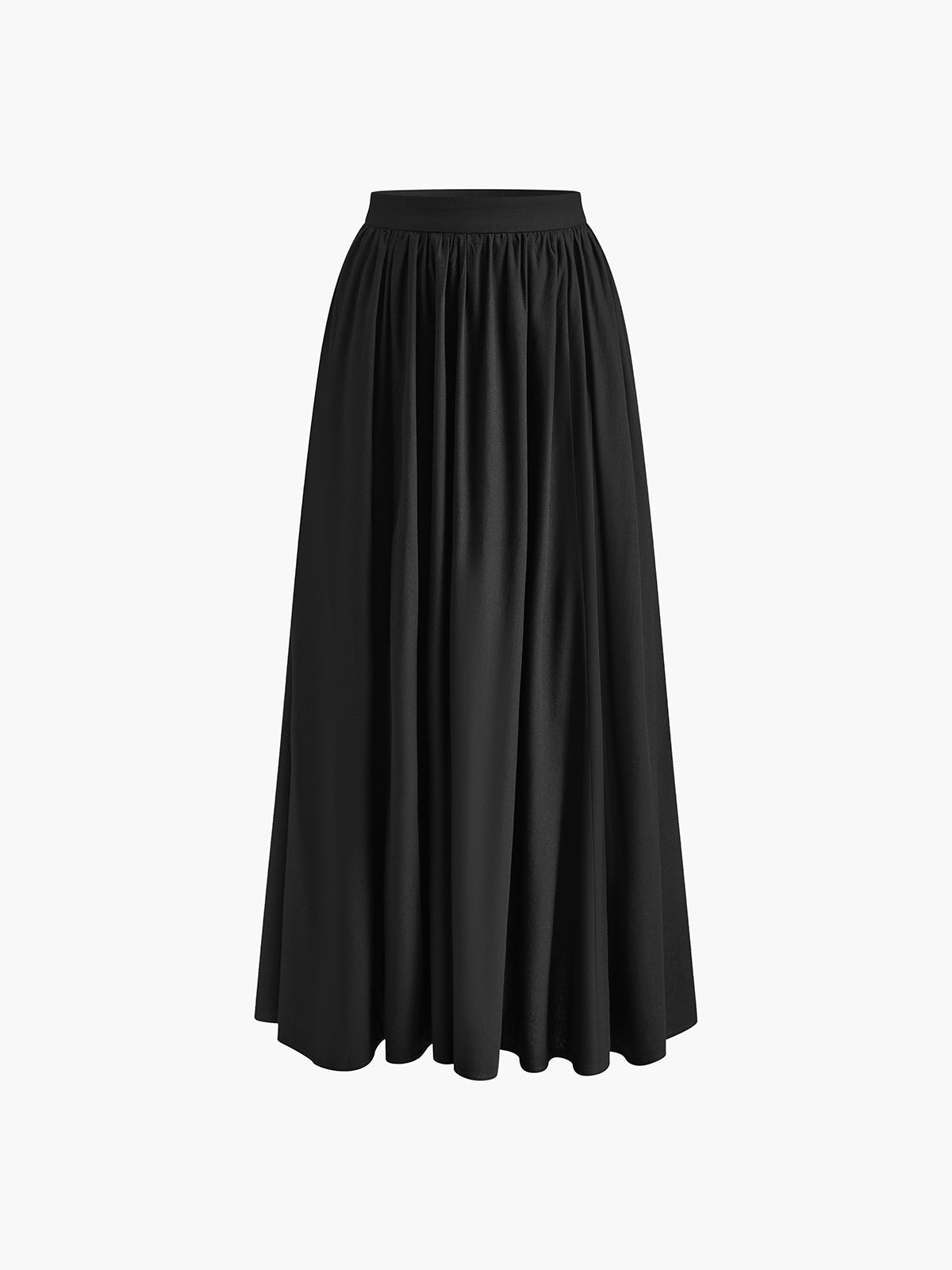 Felipa | Hoge Taille Maxi Rok Dames – Plissé Look