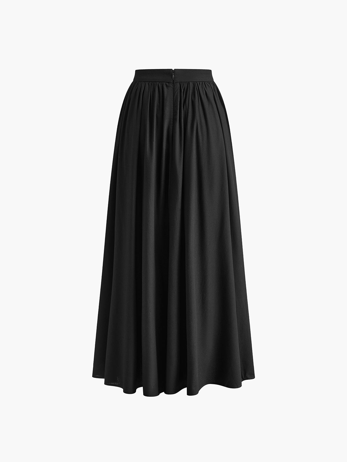Felipa | Hoge Taille Maxi Rok Dames – Plissé Look