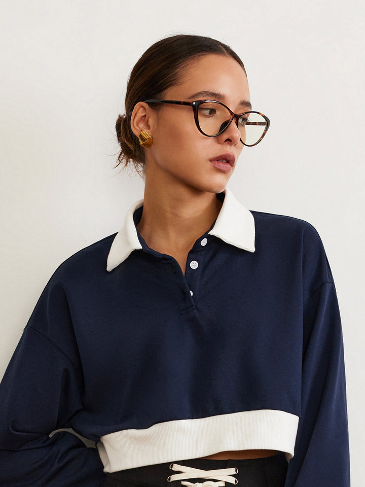 Jacqueline | Dames brillen met cat-eye gemêleerd montuur